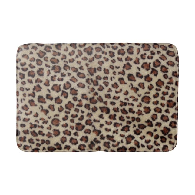 Tapis De Bain Empreinte de léopard (Devant)