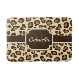 Tapis De Bain Empreinte de léopard