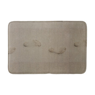 Tapis De Bain Empreintes dans le sable
