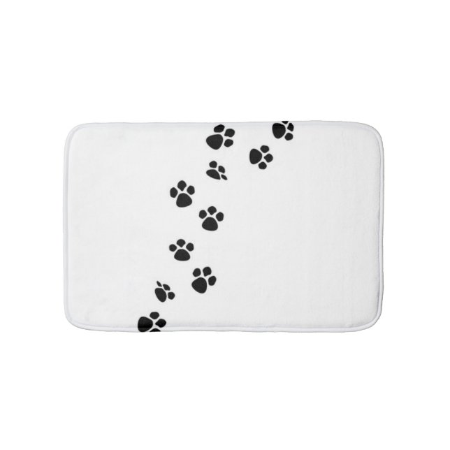 Tapis De Bain Empreintes de pattes de chiot (Devant)