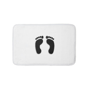 Tapis De Bain Empreintes de pieds nus