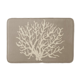 Tapis de bain en corail de mer de plage Tapis de s