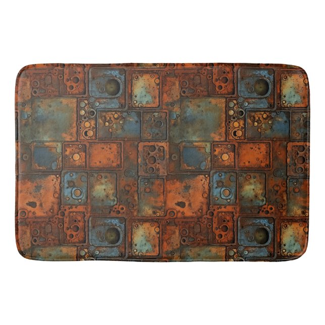 Tapis de bain en fer rouillé (Devant)