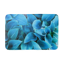 tapis de bain en forme de plante hosta