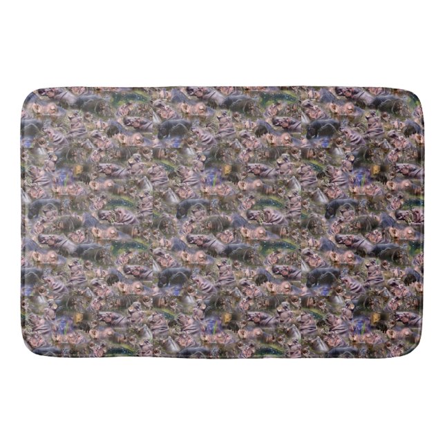 Tapis de bain en mousse à mémoire d'Hippo Pictures (Devant)