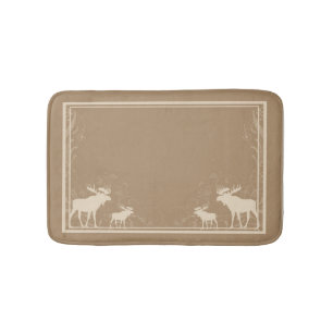 Tapis de bain en mousse de mémoire tourbillon d'or