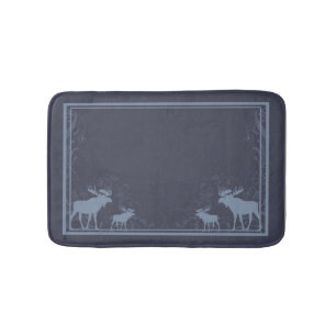 Tapis de bain en mousse de mémoire tourbillon d'or