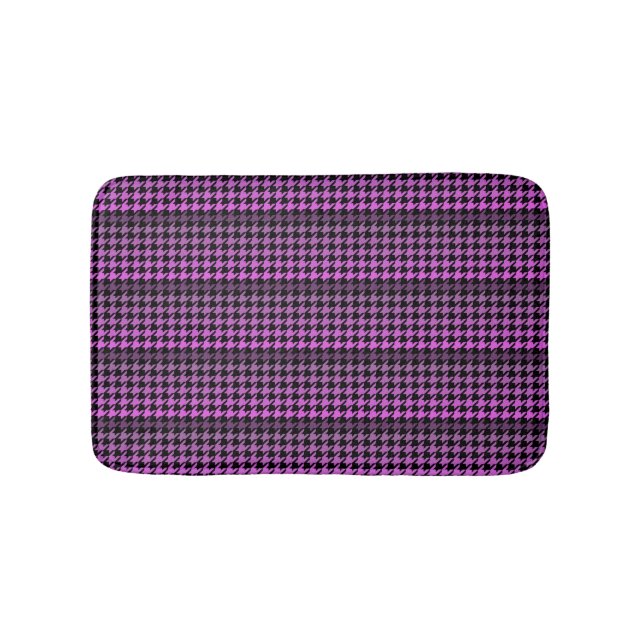 Tapis de bain en mousse de mousse de fond pourpre (Devant)