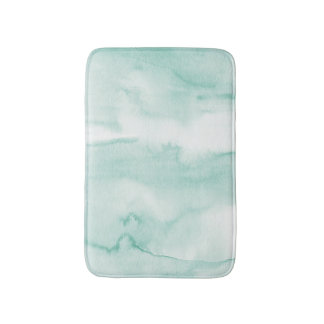 Tapis de bain en pastel de menthe de vert de