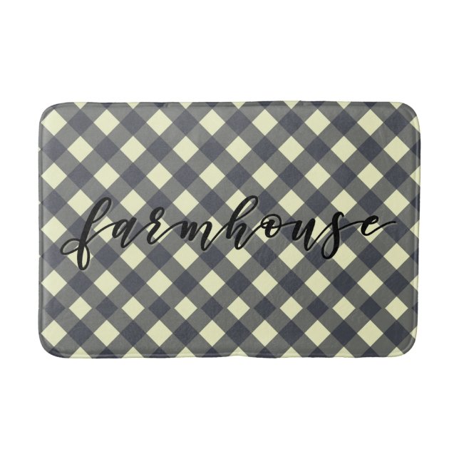 TAPIS DE BAIN EN VICHY FERME (Devant)