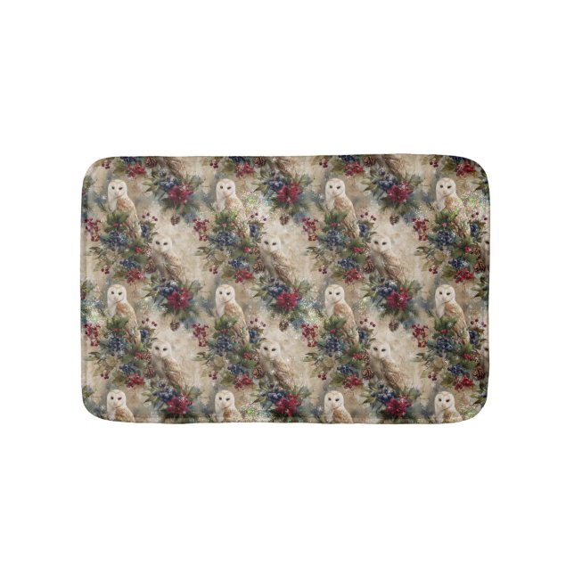 Tapis De Bain Enchanting Floral Owl (Devant)