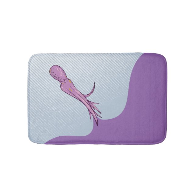 Tapis De Bain encre de seiche de poulpe (Devant)