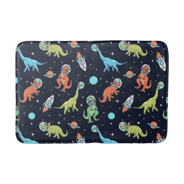Tapis De Bain Enfants Dinosaur Astronaut Motif (Devant)