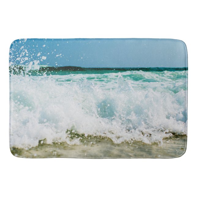 Tapis De Bain Ensemble De Salles De Bains Ocean Waves (Devant)
