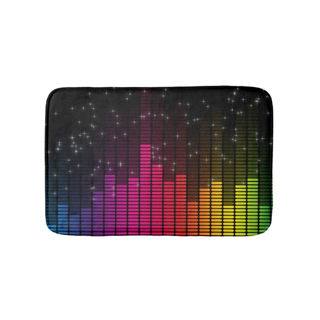 Tapis De Bain Equalizer Disco Lights Music Volume (Devant)