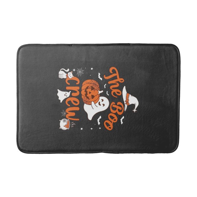 Tapis De Bain Équipage Fantôme Citrouille Chapeau de Sorcière Ch (Devant)