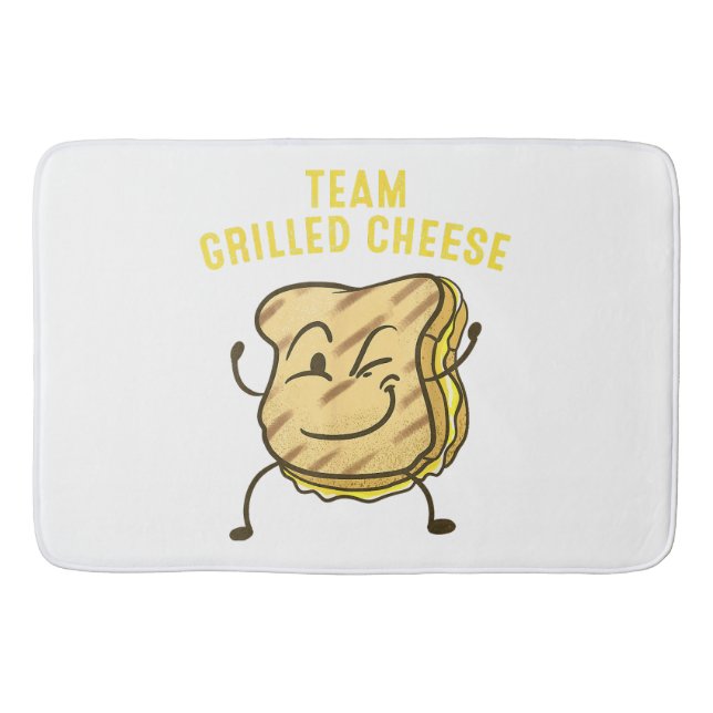 Tapis De Bain Équipe cool Fromage Grillé Cadeau Drôle Squad Toas (Devant)