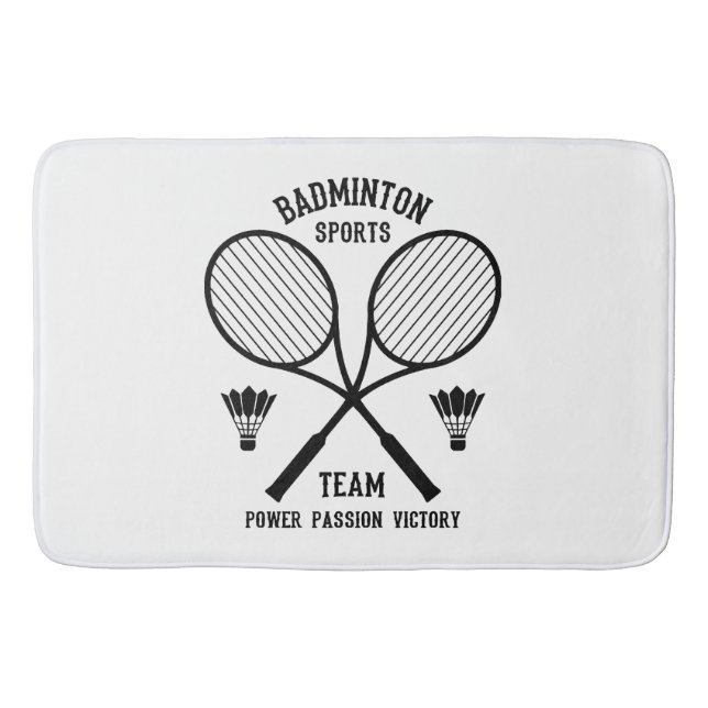 Tapis De Bain Équipe de badminton (Devant)