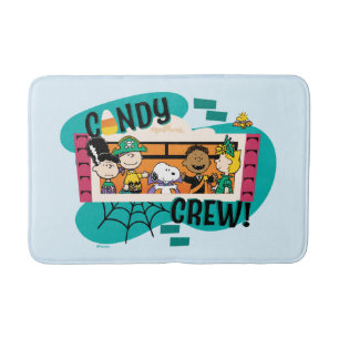 Tapis De Bain Équipe de bonbons Gang de Peanuts Halloween