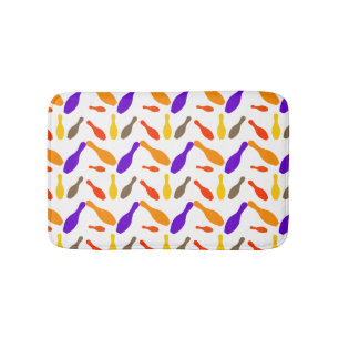 Tapis De Bain Équipe de joueur de boule de bowling Exercice Fitn