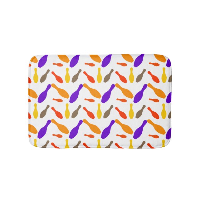 Tapis De Bain Équipe de joueur de boule de bowling Exercice Fitn (Devant)