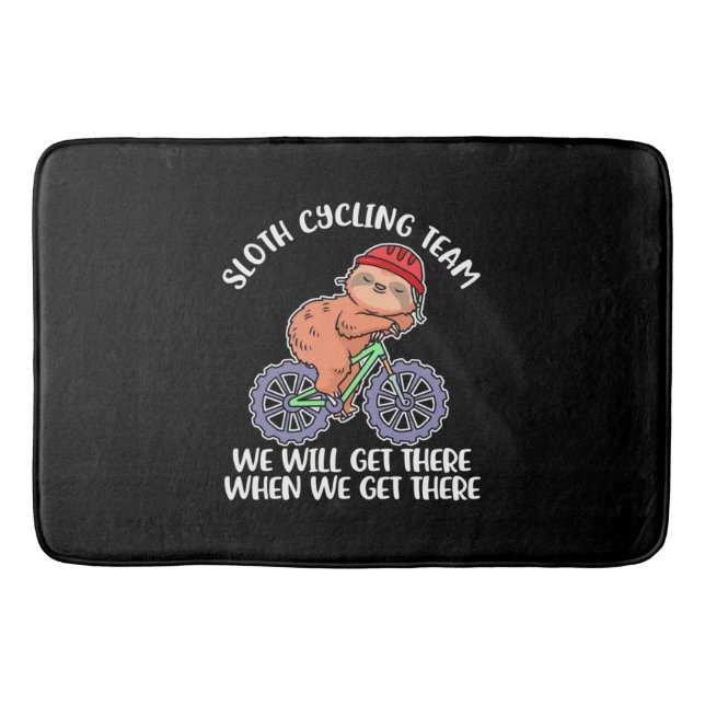 Tapis De Bain Équipe de Sloth Cycling (Devant)