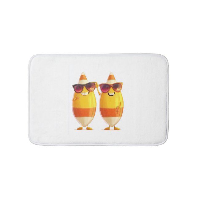 Tapis De Bain Équipe d'Halloween Candy Corn (Devant)