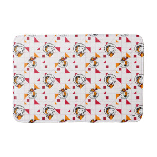 Tapis De Bain ESPACE Snoopy Space Suit Motif blanc