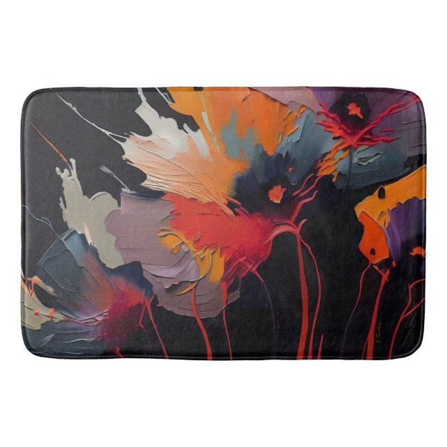 Tapis De Bain Essence du jardin I – Expression nocturne (Devant)