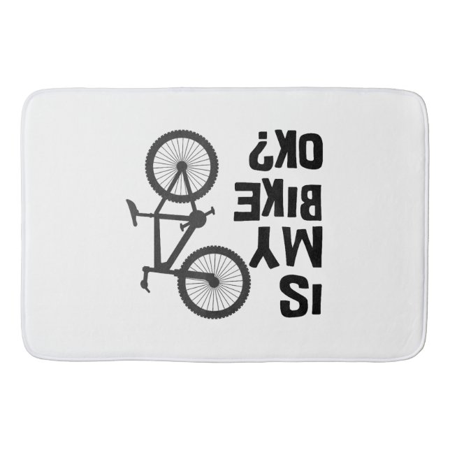 Tapis De Bain Est Mon Vélo OK Funny VTT (Devant)