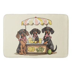 Tapis De Bain Étal de limonade de chiens teckel