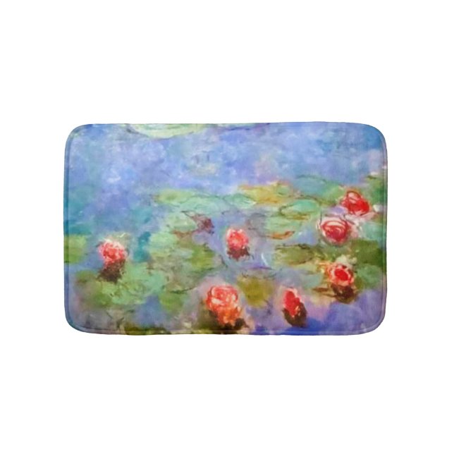 Tapis De Bain Étang de lys monet de PixDezines à Giverny (Devant)