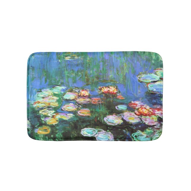 Tapis De Bain Étang de nénuphar de Claude Monet (Devant)