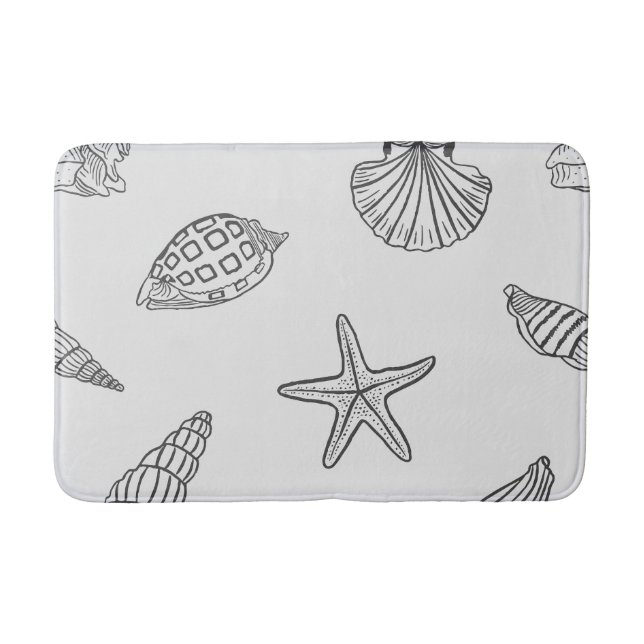 Tapis De Bain Etapes côtières Gris océanique (Devant)