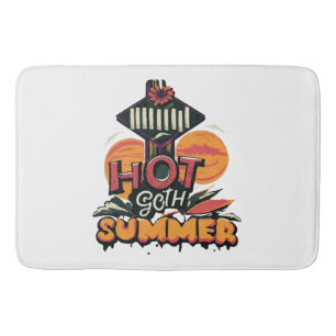 Tapis De Bain Été chic gothique chaud