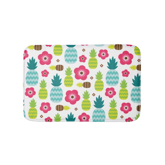 Tapis De Bain Été tropical de l'ananas (Devant)