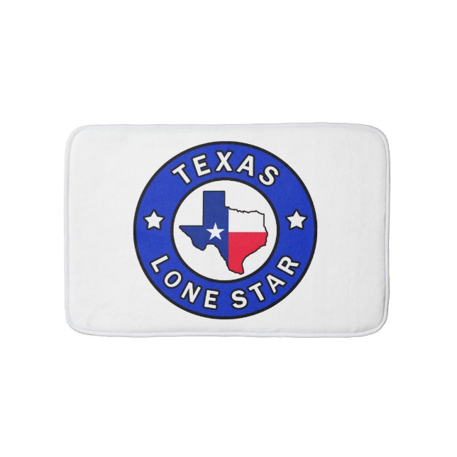 Tapis De Bain Étoile solitaire du Texas (Devant)