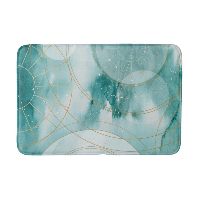 Tapis De Bain Étoiles de diplômes magiques II (Devant)