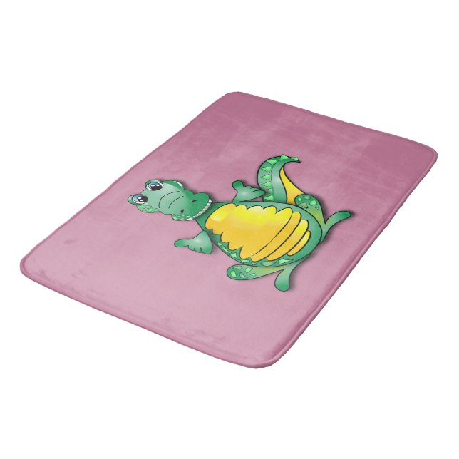 Tapis De Bain Étreinte de crocodile (Angle)