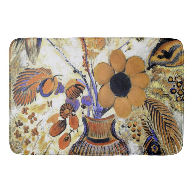 Tapis De Bain Etruscan vase with Flowers, Redon (Devant)