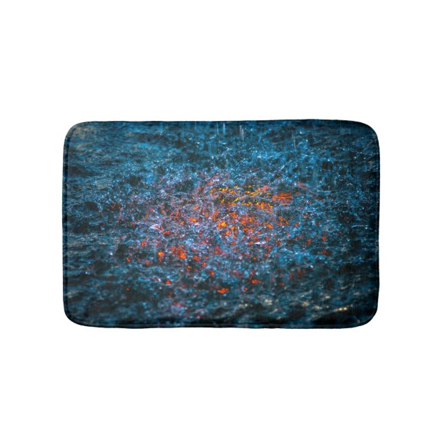 Tapis De Bain Étude En Aquarelle - Orange (Devant)