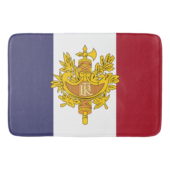 Tapis De Bain étui de téléphone avec drapeau de France (Devant)