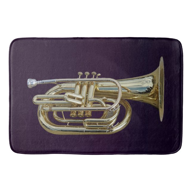 Tapis De Bain Euphonie de laiton d'or (Devant)