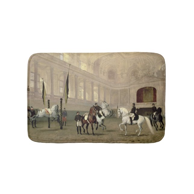 Tapis De Bain Exercice de matin dans le Hofreitschule (Devant)