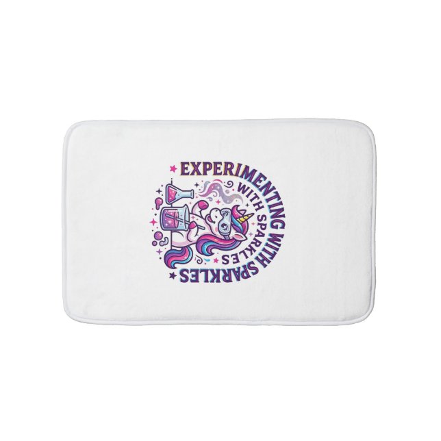 Tapis De Bain Expérience de licorne avec coupure commerciale d'é (Devant)