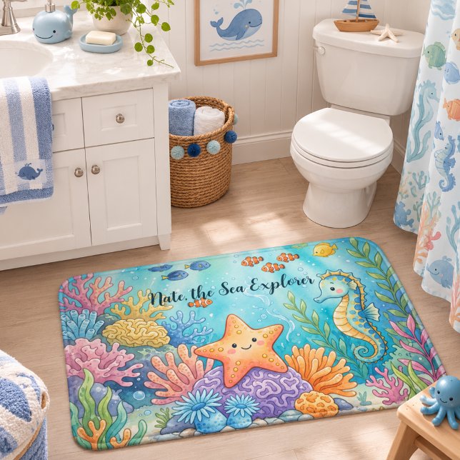 Tapis De Bain Explorateurs des fonds marins (Créateur téléchargé)