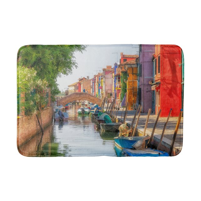 Tapis De Bain Explorez le charme vibrant de Burano (Devant)
