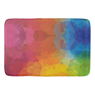 Tapis De Bain Explosions de couleurs vives