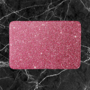 Tapis De Bain Fabuleuse Parties scintillant Rose rose 