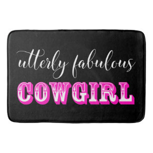 Tapis De Bain Fabuleux "COWGIRL"